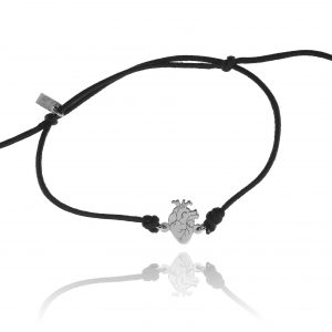 BRACCIALE-CUORE-ANATOMICO-ARGENTO