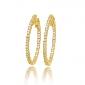 ORECCHINI-CERCHIO-GEM-ORO