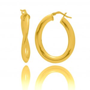 ORECCHINI-ONDULATI-OVALI-ORO