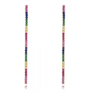 ORECCHINI-TENNIS-MULTICOLOR